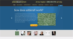 Desktop Screenshot of adderallabusetreatment.com